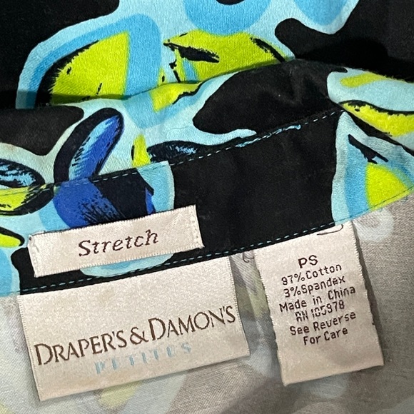 *Draper’s & Damons Women’s Floral Button Down Shirt Sz PS - Picture 9 of 10